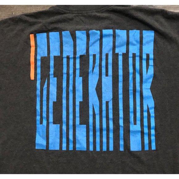 Vtg 1987 Yes Adult XL Generator Tour Rock T Shirt Double Sided - Picture 3 of 12